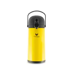 THERMOS - TERMO SIFÓN ACERO INOXIDABLE DE VIDRIO 1,9 LT AMARILLO