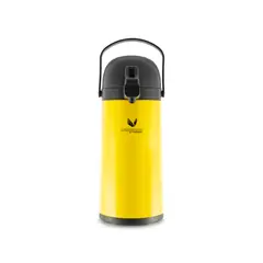 THERMOS - TERMO SIFÓN ACERO INOXIDABLE DE VIDRIO 1,9 LT AMARILLO
