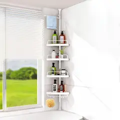 BIANCA HOME - Esquinero Para Baño Blanco