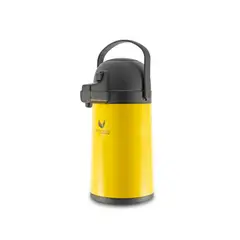 THERMOS - TERMO SIFÓN ACERO INOXIDABLE DE VIDRIO 1,5 LT AMARILLO