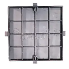 GENERICO - Tapa de registro de alcantarillado 60 x 60 x 4 cm modelo TRA60604TV