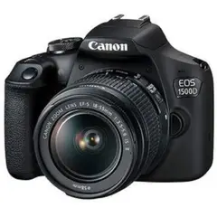 CANON - EOS 1500D Rebel T7 Cámara Kit Con EF-S 18-55mm II Lente - Negro