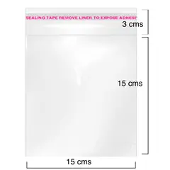 GENERICO - 50 Bolsas De Celofán 70 Micrones, 15 x18 Cms. Resellables