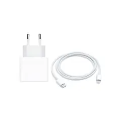 APPLE - Cargador USB-C 20W A2347 Original Con Cable C Lightning 1mt