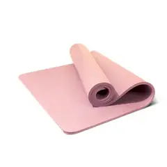 GENERICO - Mat de Yoga Pilates, Colchoneta Gruesa Rosa 10mm + correa