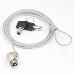 UTEK - CANDADO DE SEGURIDAD PARA NOTEBOOK 1.8 MTS. CON LLAVE. PREMIUM