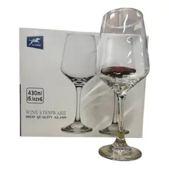 GENERICO - Set De 6 Copas Ramazzoti Vino 430ml Color Transparente