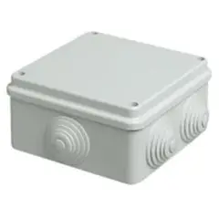 VIMAR - CAJA ESTANCA CUADRADA 100x100X50mm 6 SALIDAS IP55