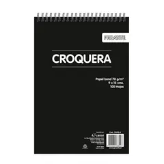 PROARTE - Croquera 09x13cm 100hjs