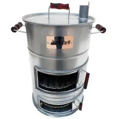 MR GRILL - CILINDRO AHUMADOR CHICO GALVANIZADO