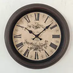 GENERICO - Reloj de pared 52x324x332 cm elemental café