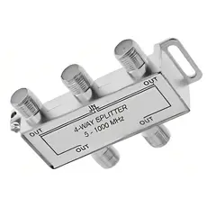 DBLUE - SPLITTER COAXIAL TELEVISIÓN SATELITAL 5-2400MHZ 4 SALIDAS