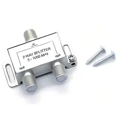 DBLUE - SPLITTER COAXIAL TELEVISIÓN SATELITAL 5-2400MHZ 2 SALIDAS