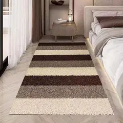 GENERICO - ALFOMBRAS LISAS PARA PASILLOS SIN PELOS CON DISEÑOS TRIDIMENSIONALES