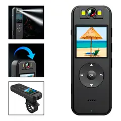 GENERICO - Mini Camara Deportiva 4k Hdr Wifi Para Sendero Conducción