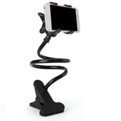 DBLUE - SOPORTE PORTA CELULAR LARGO FLEXIBLE NEGRO