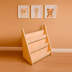 GENERICO - Librero Para Niños Montessori - 60x32x54 cm