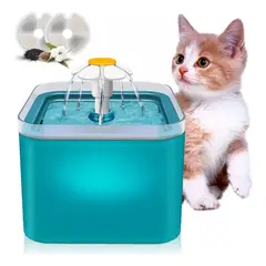 GIOIO - Fuente Automática Con Filtro Para Perros Y Gatos 67oz20l
