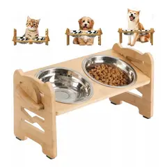 GIOIO - Platostazones Elevados Ajustables Para Perros Y Gatos