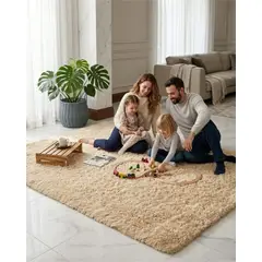GENERICO - Alfombra Shaggy Peluda Extra Suave VERANO / INVIERNO 300 x 200 cm