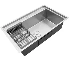 GENERICO - Fregadero De Cocina Acero Inoxidable Escurridor Funcional Y Duradero