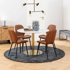 MIRKELA - Silla Lotta Café Set De 2 Unidades