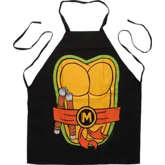 GENERICO - Delantal divertido Tortuga ninja Michelangelo Miguel Ángel