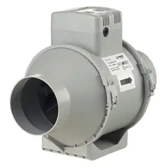 BLAUBERG - Extractor de aire en línea para ducto 4'' TURBO 100