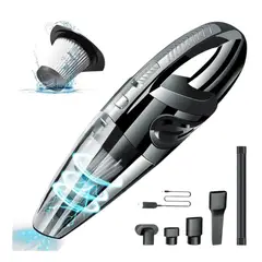 TIOZONEY - Aspiradora Inalámbrica Alta Potencia Recargable Accesorios