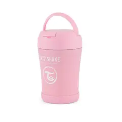 TWISTSHAKE - Termo Rosado Comida 350ml con Cuchara Plegable