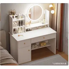 ANGELES DEL HOGAR - TOCADOR COMODA MULTIFUNCIONAL CON ESPEJO