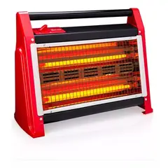 KENDAL - Estufa Calefactor Cuarzo Kc-160as Calor Limpio Rojo