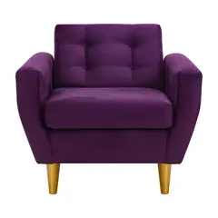 BODEVIR - Sofa Bote 1C Felpa 01 Morado