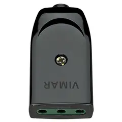 VIMAR - Enchufe Hembra Volante 2p+T 10a 250v P11 Negro