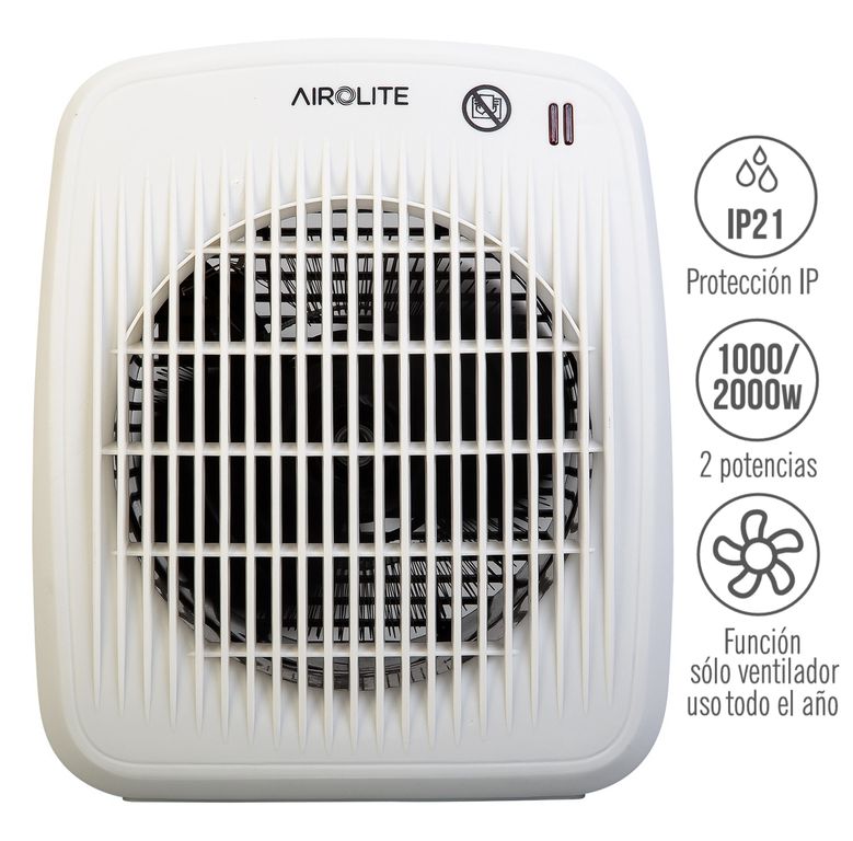 Termoventilador Calefactor Apto Baños Estufa Ht2018 20m2 IP21