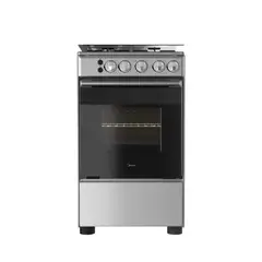 MIDEA - Cocina a Gas 4 quemadores MCG-4QSG20NS