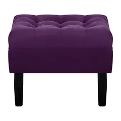 BODEVIR - Pouf Wood 1C Felpa 00 Morado