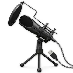 TRUST - Microfono Usb de Condensador Profesional GXT 232 Mantis