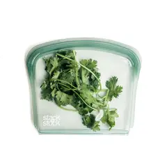 STACK N STOCK - Bolsa De Silicona Platino Stack`n Stock 800 ml Verde