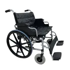 GLOMED - Silla De Ruedas Sobrepeso Bariatrica Full Deluxe 60cm