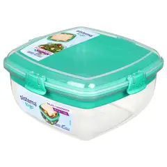 SISTEMA - To Go Hermético Ensalada + Sandwich 163L Verde