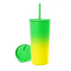 GENERICO - Vaso térmico mug LH 700 lt acero inoxidable verde limón