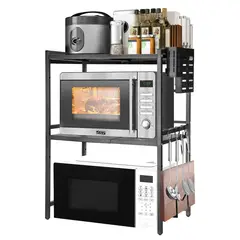 CHEFCHOICE - Estante Repisa Extensible Horno Microondas 3 Niveles Rack Organizador