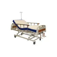 GLOMED - Cama Clínica Manual 3 Pos Plus + Colchón 8cm + Topper