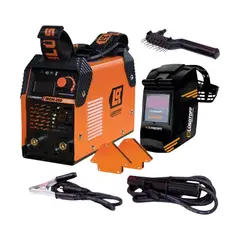 LUSQTOFF - Soldadora Inverter Mma 180amp mas Mascara Antistick