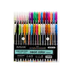 MOTARRO - Pack 36 Lápices Tinta Gel Colores Neón 1.0mm