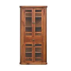 MSA MUEBLES SANTA ANA - Vitrina Esquinero 1 Cajón Maxi MM