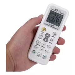 GENERICO - Control remoto de aire acondicionado Universal K 1028e + pilas