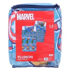 MASHINI - Plumón Infantil Disney Apto 1 PL Y 1.5 PL avenger kawai