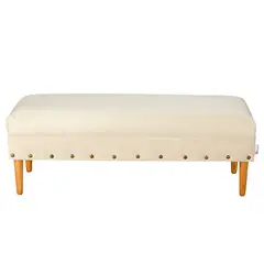 BODEVIR - Banqueta Provenza Tachas 2C Felpa 04 Beige